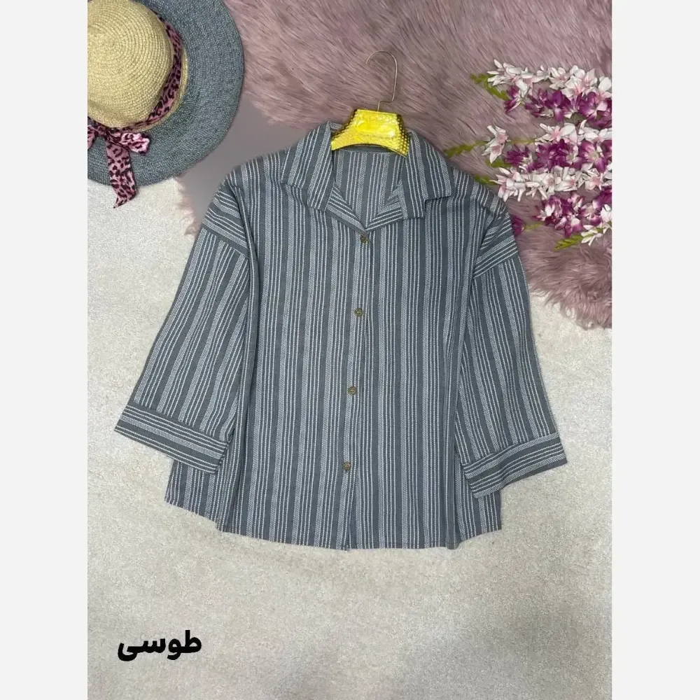 کت شلوار زنانه لنین پلاس مدل بهار رنگ مشکی شکلاتی نسکافه ای