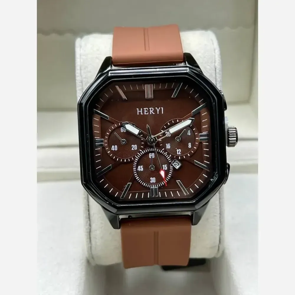 ساعت مردانه هابلوت طرح HERIY سه موتوره روز شمار بند پیو اپل واچ جعبه کادویی گارانتی موتور
