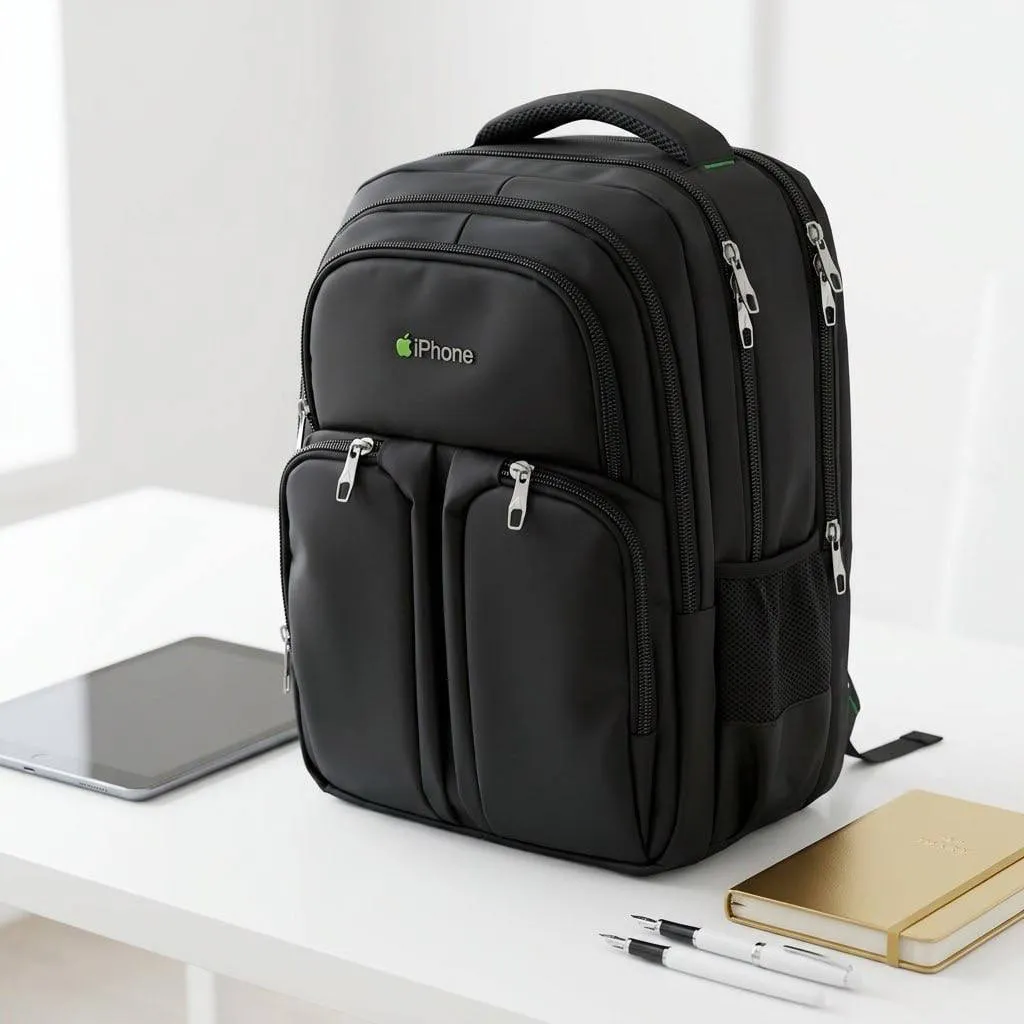 کوله پشتی برزنت اسپرت مناسب مدرسه و دانشگاه با جای لپ تاپ و جیب متعدد