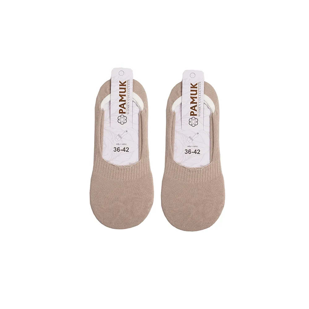 جوراب کالج زنانه ساده بیسیک رنگی نخ و پنبه فری سایز کالباسی
